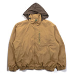 Vintage KENZO GOLF Padded Bomber Jacket Beige Tan Size 4 Large XL Streetwear 90s