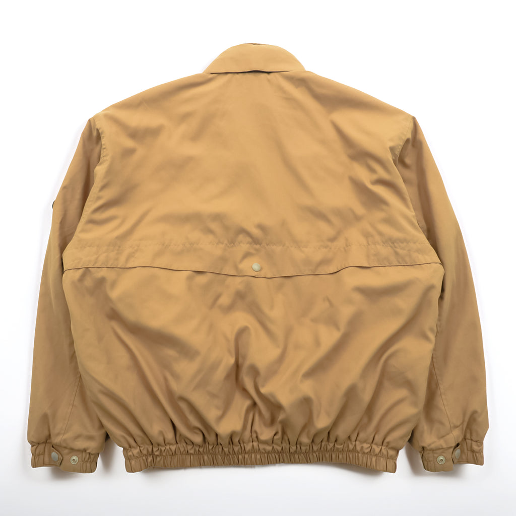Vintage KENZO GOLF Padded Bomber Jacket Beige Tan Size 4 Large XL Streetwear 90s