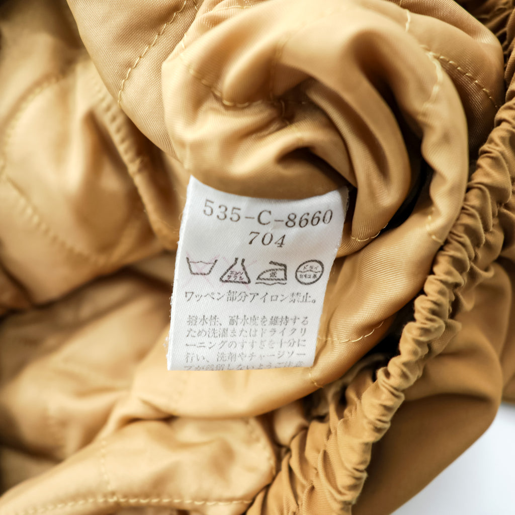 Vintage KENZO GOLF Padded Bomber Jacket Beige Tan Size 4 Large XL Streetwear 90s