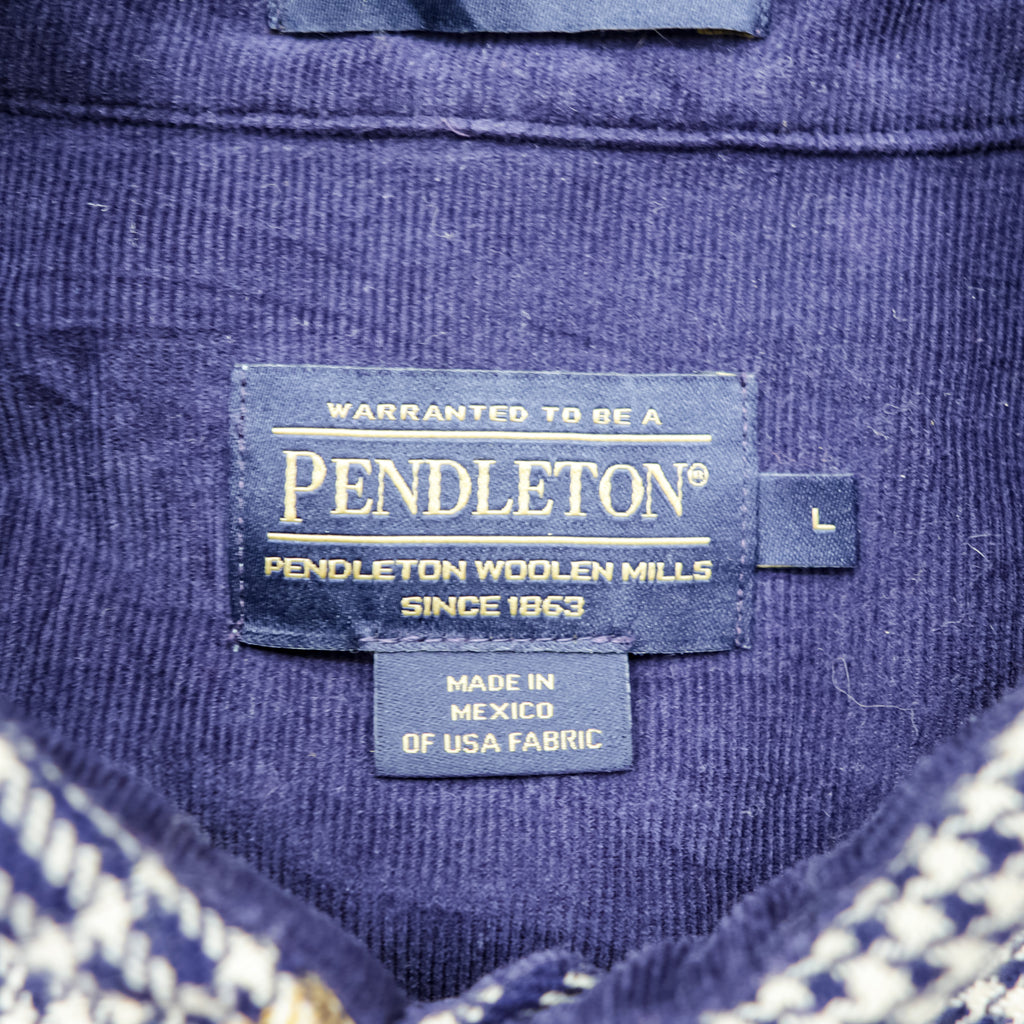 PENDLETON Flannel Shirt L Checked BUCKLEY