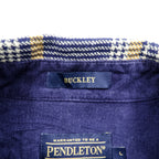 PENDLETON Flannel Shirt L Checked BUCKLEY