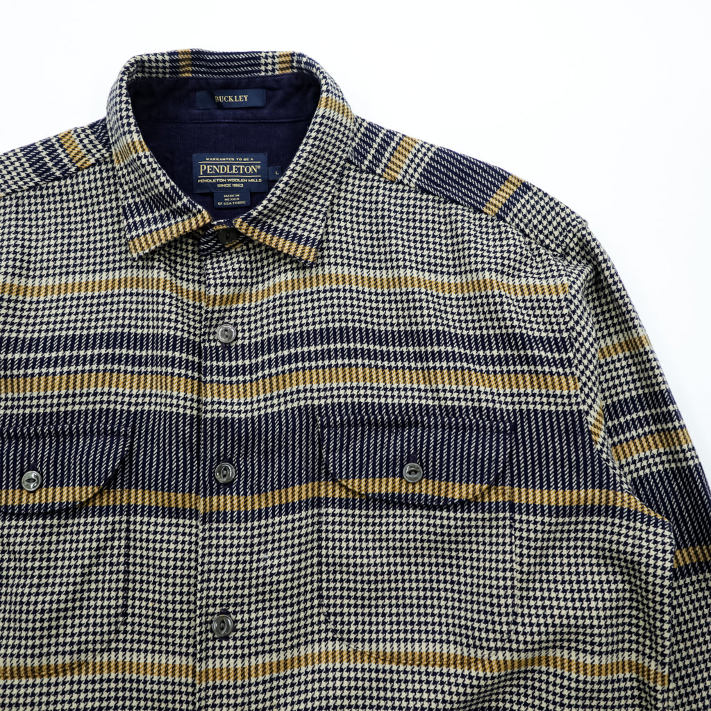 PENDLETON Flannel Shirt L Checked BUCKLEY