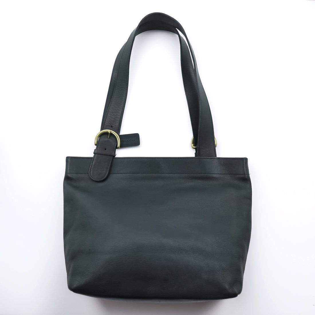 Vintage Coach Lafayette Tote Bag #4140 Black Glove Tanned Leather Costa Rica