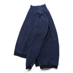 Leh ハイネック サーマル ニット セーター M ネイビー BEATNIK TURTLE SWEATER タートルネック サイドポケット LEH 597 日本製
