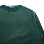 Polo Ralph Lauren 90s Sweatshirt, Size L, with Small Pony Embroidery