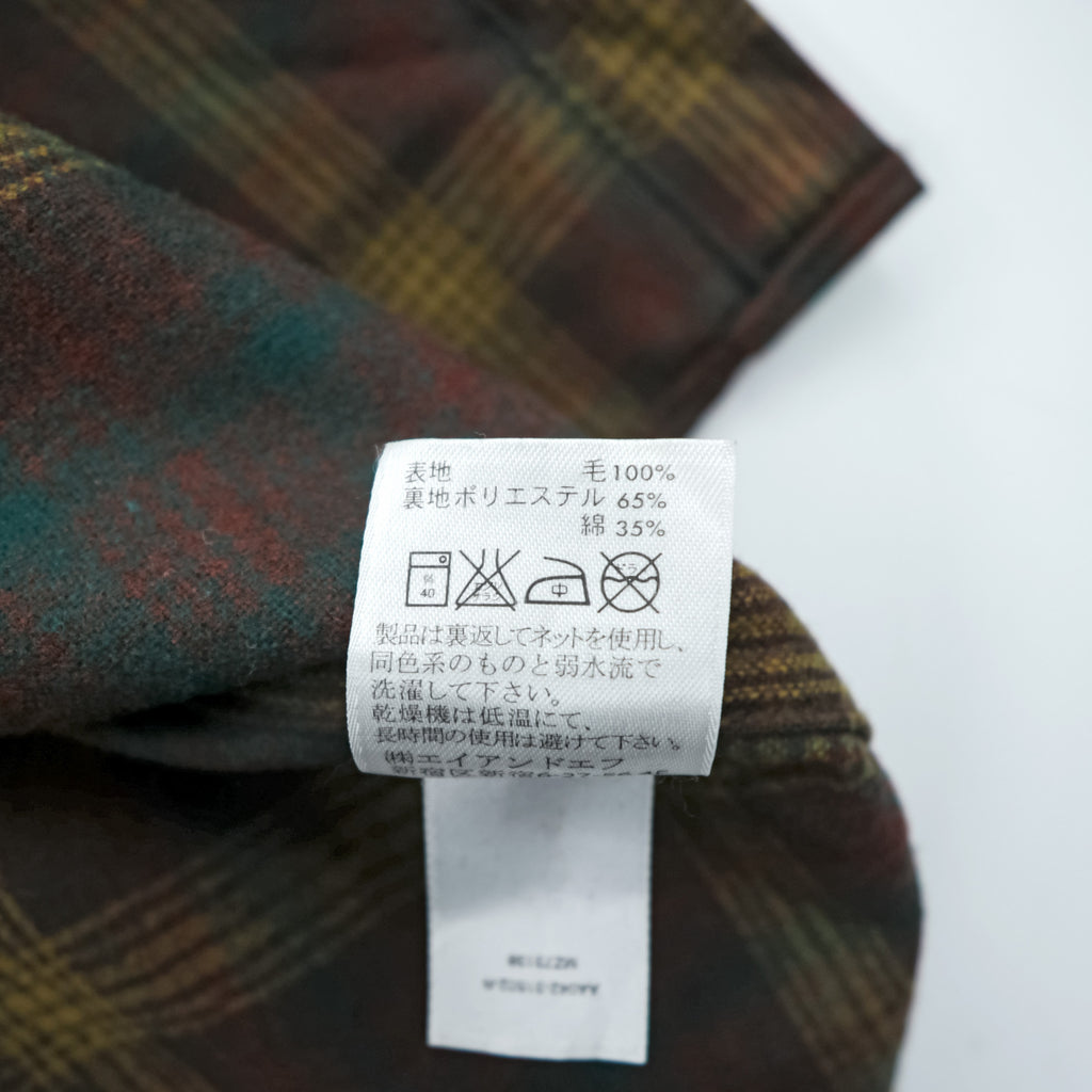 PENDLETON Flannel Shirt Long Sleeve Wool Shirt XL Plaid Green FIELD SHIRT USA VIRGIN WOOL Chest Pocket