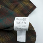 PENDLETON Flannel Shirt Long Sleeve Wool Shirt XL Plaid Green FIELD SHIRT USA VIRGIN WOOL Chest Pocket