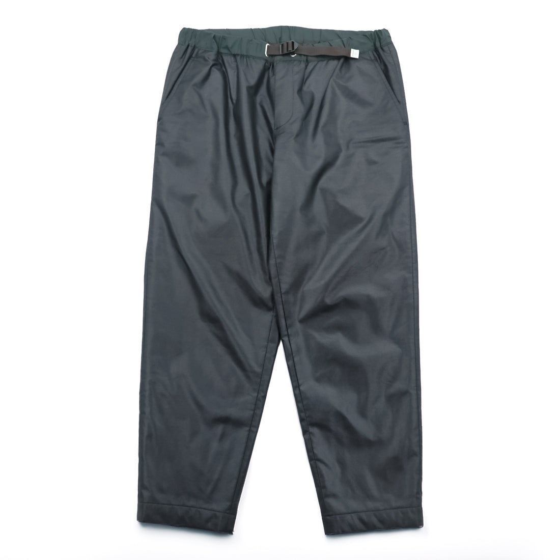 kolor BEACON 中綿 コーティング ベルテッドパンツ L グレー 防水 アウトドア ウェビングベルト ワイド テーパード 21WBM-P007132 日本製
