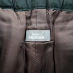 kolor BEACON 中綿 コーティング ベルテッドパンツ L グレー 防水 アウトドア ウェビングベルト ワイド テーパード 21WBM-P007132 日本製