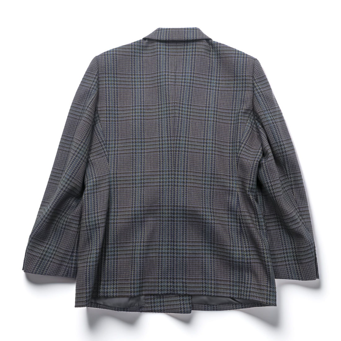 Vintage Burberrys Double Breasted Blazer Jacket Glen Check Plaid Navy Mens 90s