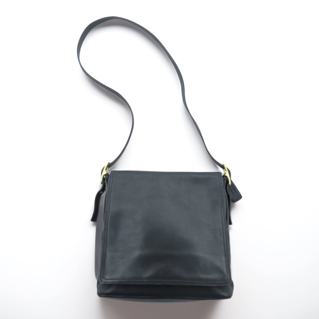 COACH Vintage Old Coach Shoulder Bag, Glovetanned Leather, Genuine Leather, 9829, Made in Costa Rica