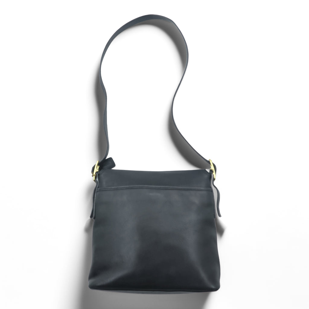COACH Vintage Old Coach Shoulder Bag, Glovetanned Leather, Genuine Leather, 9829, Made in Costa Rica
