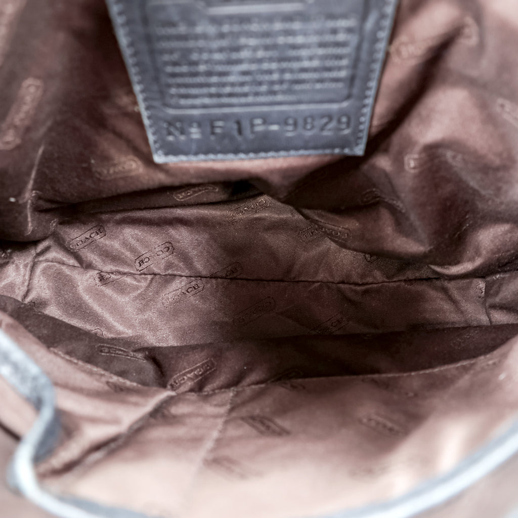 COACH Vintage Old Coach Shoulder Bag, Glovetanned Leather, Genuine Leather, 9829, Made in Costa Rica