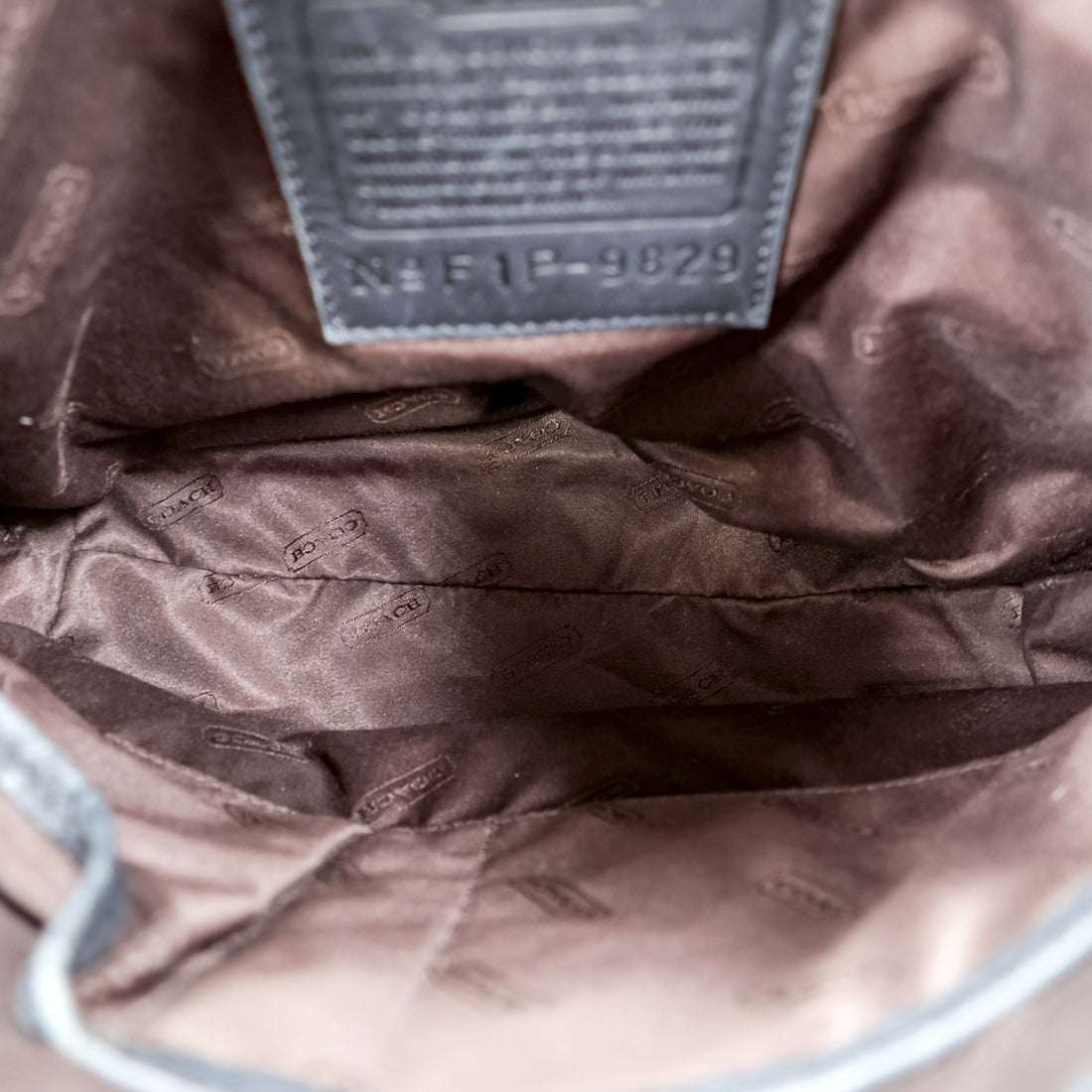 COACH Vintage Old Coach Shoulder Bag, Glovetanned Leather, Genuine Leather, 9829, Made in Costa Rica