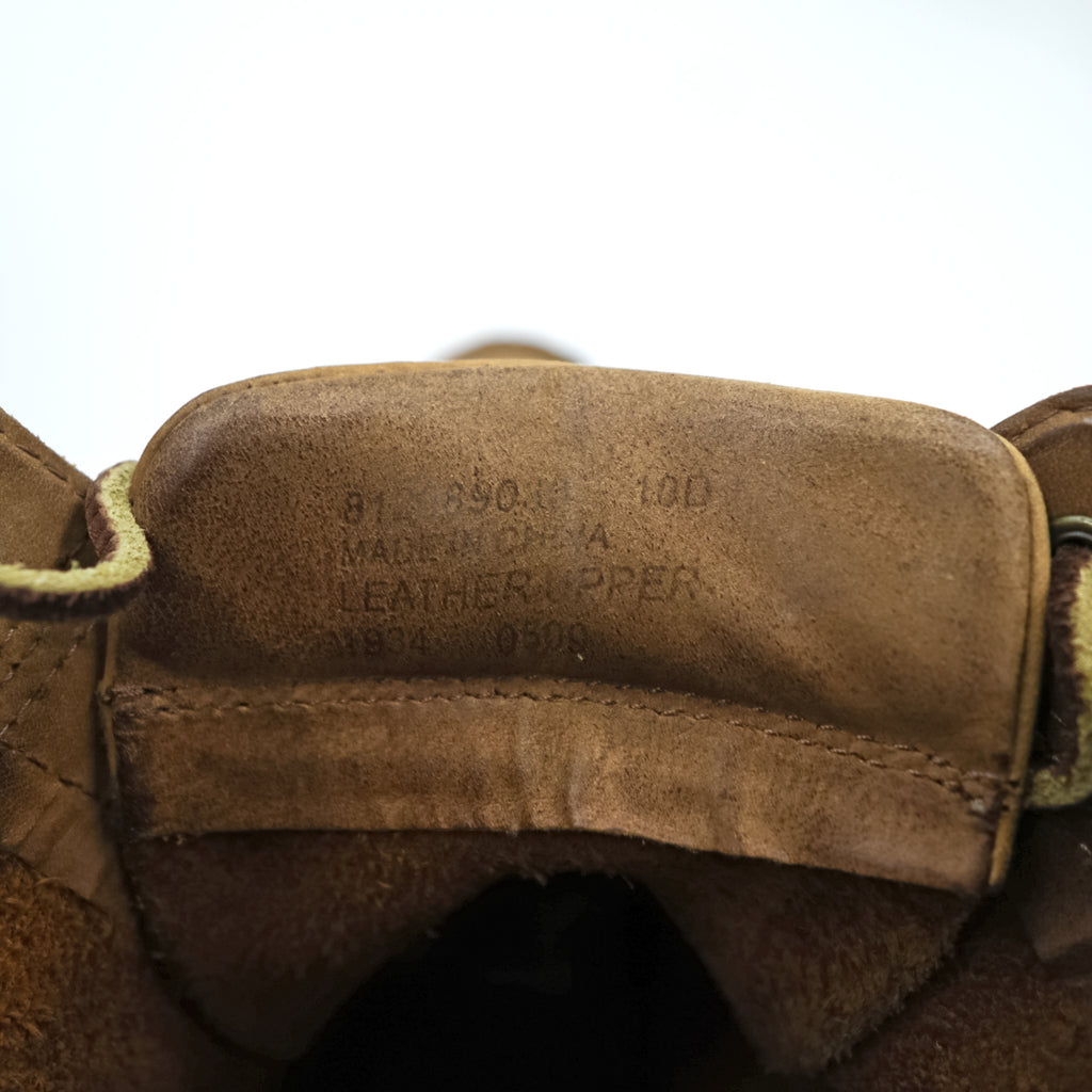 Polo Ralph Lauren Ranger Boots Moccasin Lace-up Boots 28cm Camel Leather Strap Lug Sole 812089030