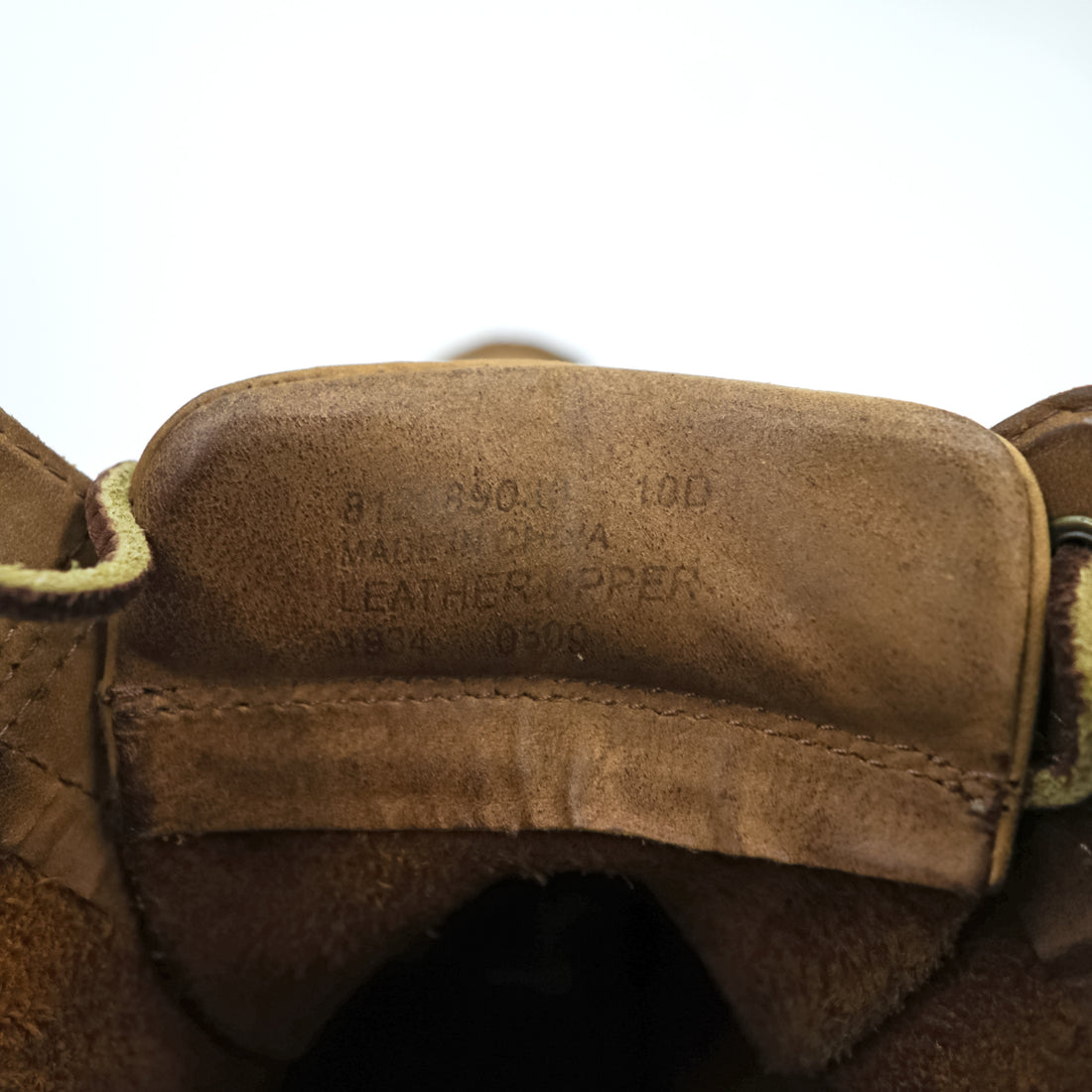 Polo Ralph Lauren Ranger Boots Moccasin Lace-up Boots 28cm Camel Leather Strap Lug Sole 812089030