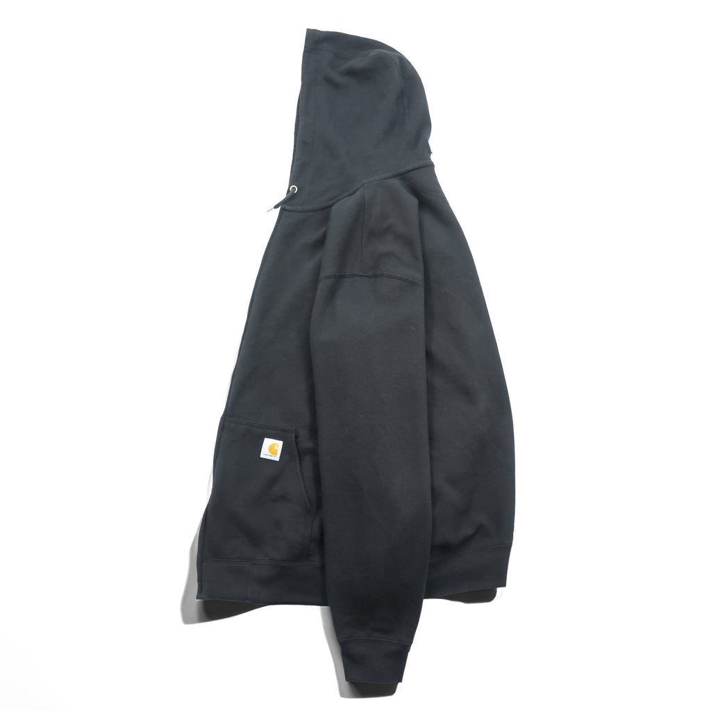 Carhartt Midweight Zip Hoodie XL Black Front Pocket LOOSE FIT K122