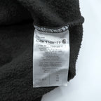 Carhartt Midweight Zip Hoodie XL Black Front Pocket LOOSE FIT K122