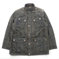 Timberland × British Millerain オイルド ハンティングジャケット L チェック チンストラップ 襟コーデュロイ 英国製生地 ワックスコットン