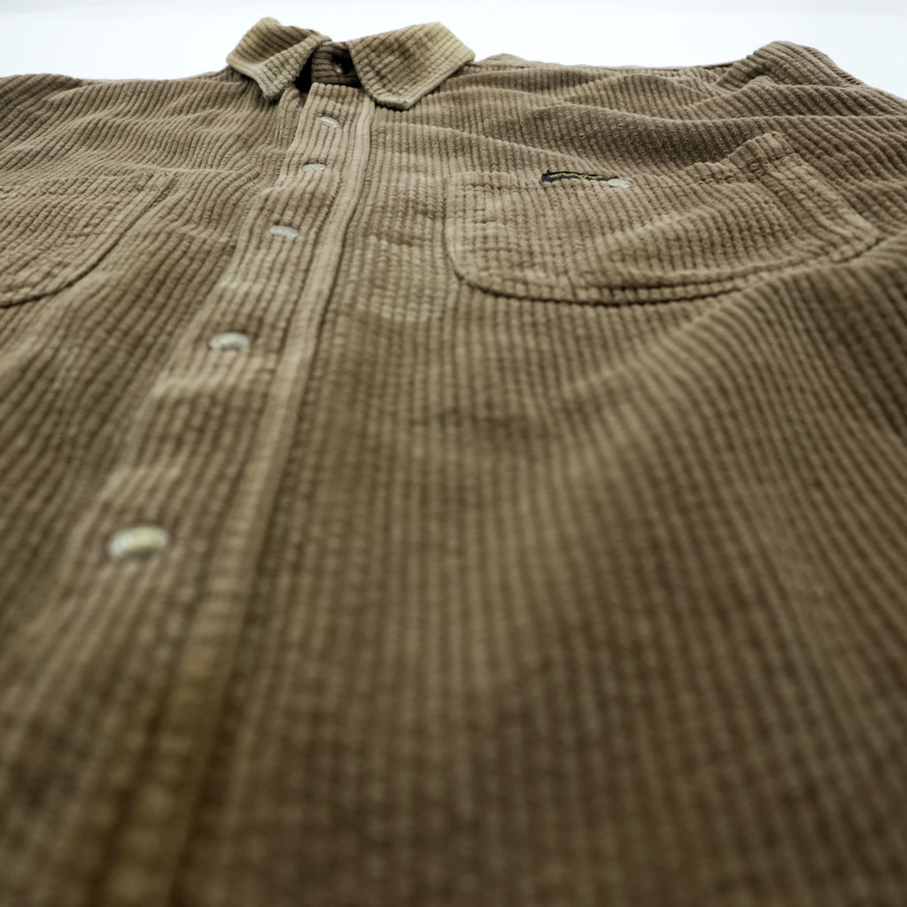 Wrangler 90s USA Made Corduroy Snap Button Shirt, Size L