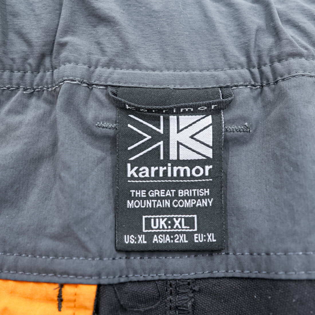 Karrimor Elite Technical Trekking Pants XL Grey Black Hiking Climbing Outdoor Mountain Trousers