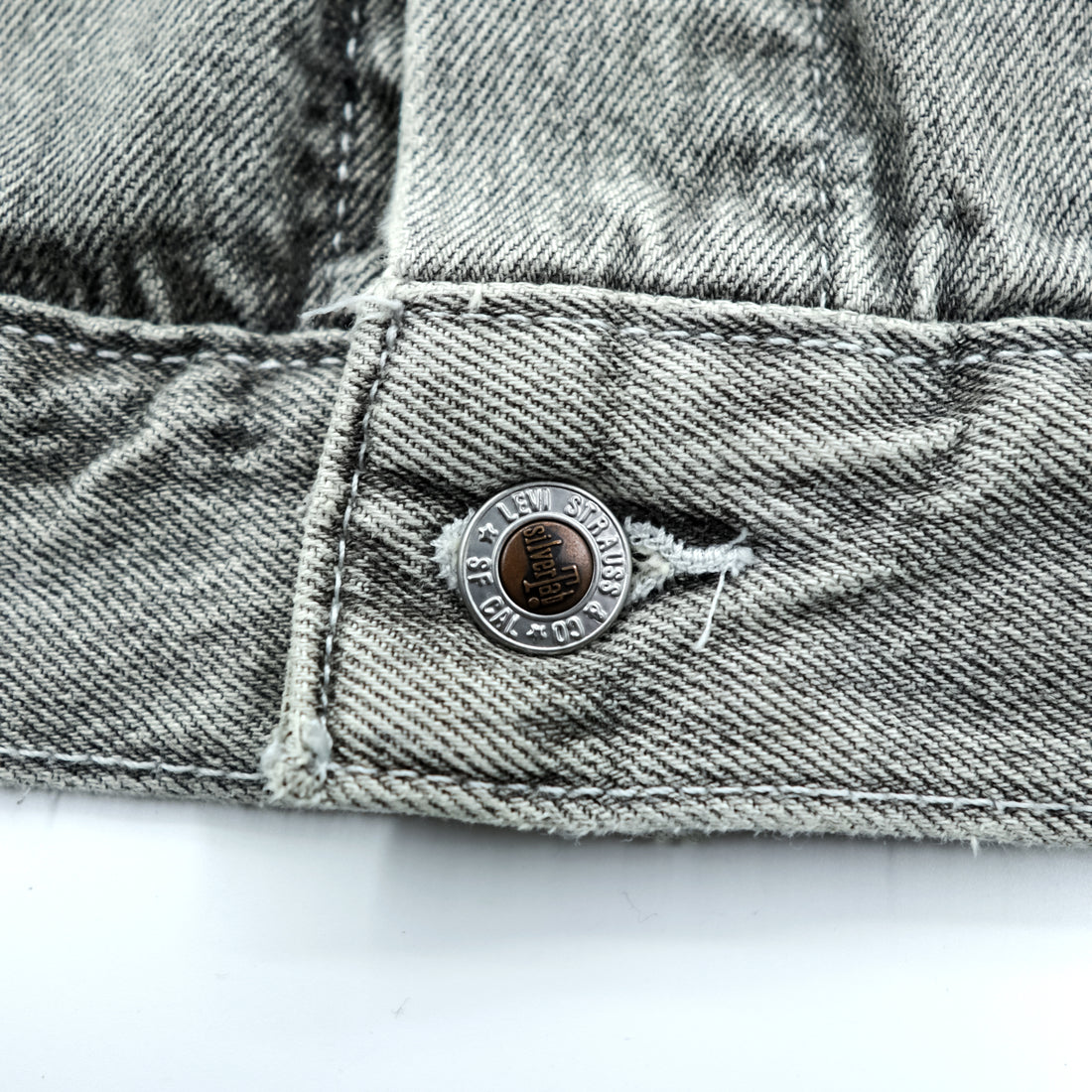 Levi's SILVER TAB デニム トラッカージャケット Gジャン XL グレー シルバータブ A3179