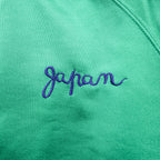 Toyo Enterprise Souvenir Track Jacket Embroidery Geisha Mt Fuji Tokyo Club Green Rare