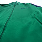 Toyo Enterprise Souvenir Track Jacket Embroidery Geisha Mt Fuji Tokyo Club Green Rare