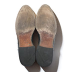 Vintage Allen Edmonds Fairhaven Wingtip Oxford Black Leather Shoes 9.5 D USA Made