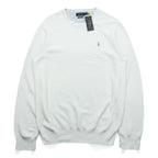Polo Ralph Lauren ピマコットン メッシュ ニット セーター L ホワイト 未使用品