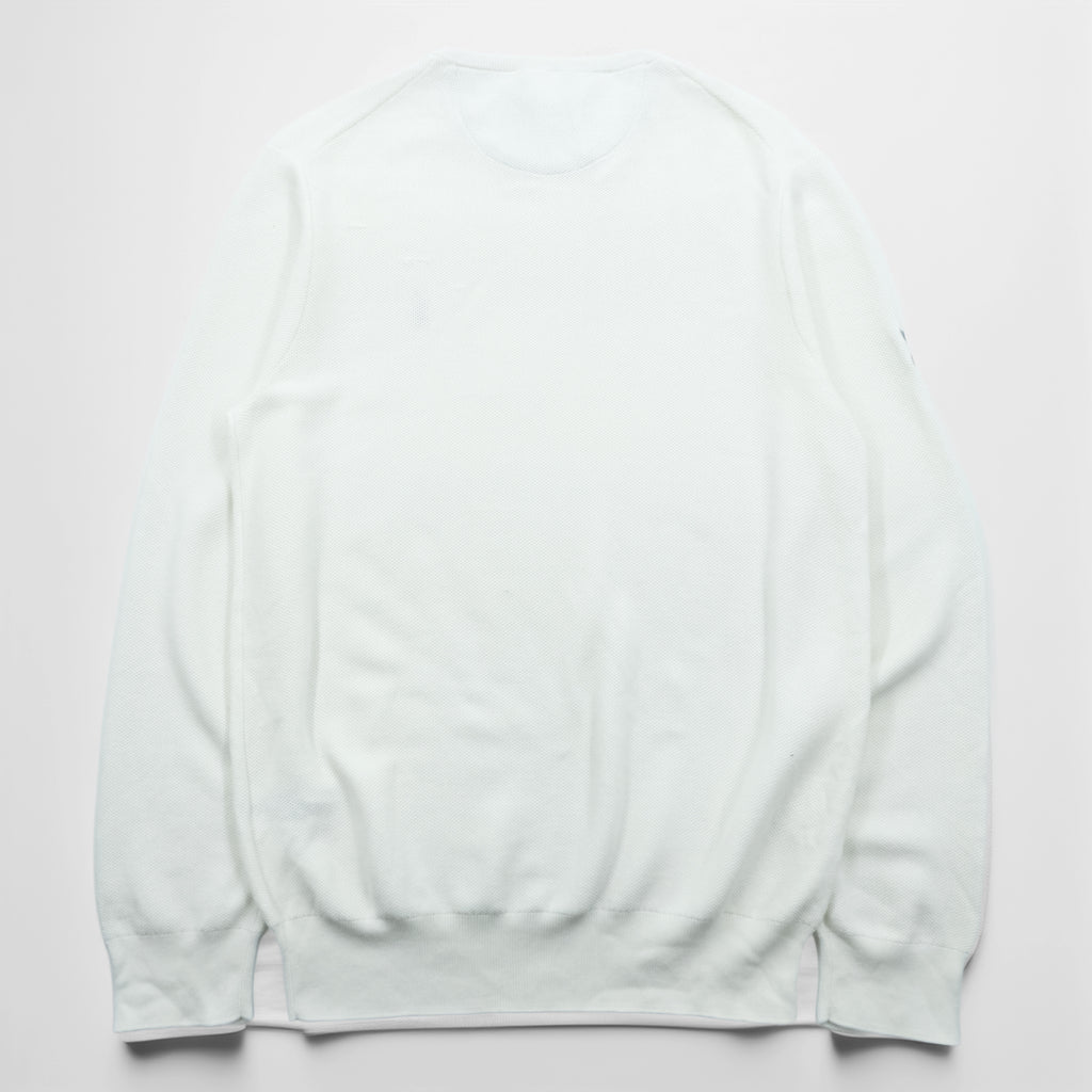 Polo Ralph Lauren ピマコットン メッシュ ニット セーター L ホワイト 未使用品
