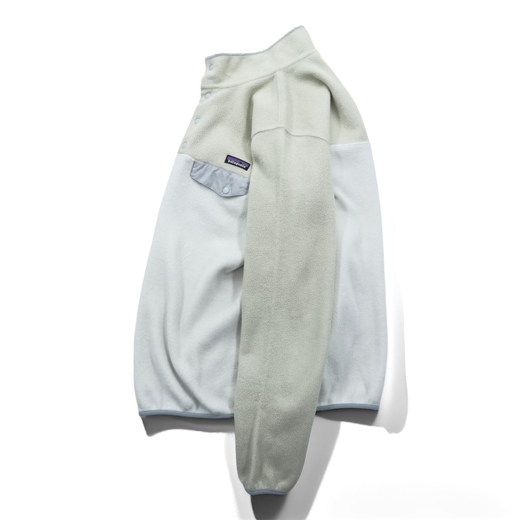 Patagonia Synchilla Snap-T Fleece L Oatmeal Two-tone Pullover Chest Pocket