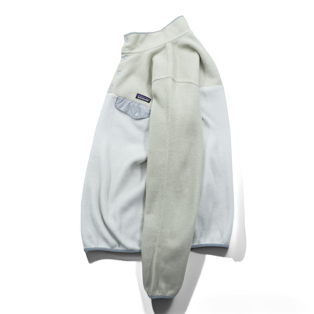 Patagonia Synchilla Snap-T Fleece L Oatmeal Two-tone Pullover Chest Pocket