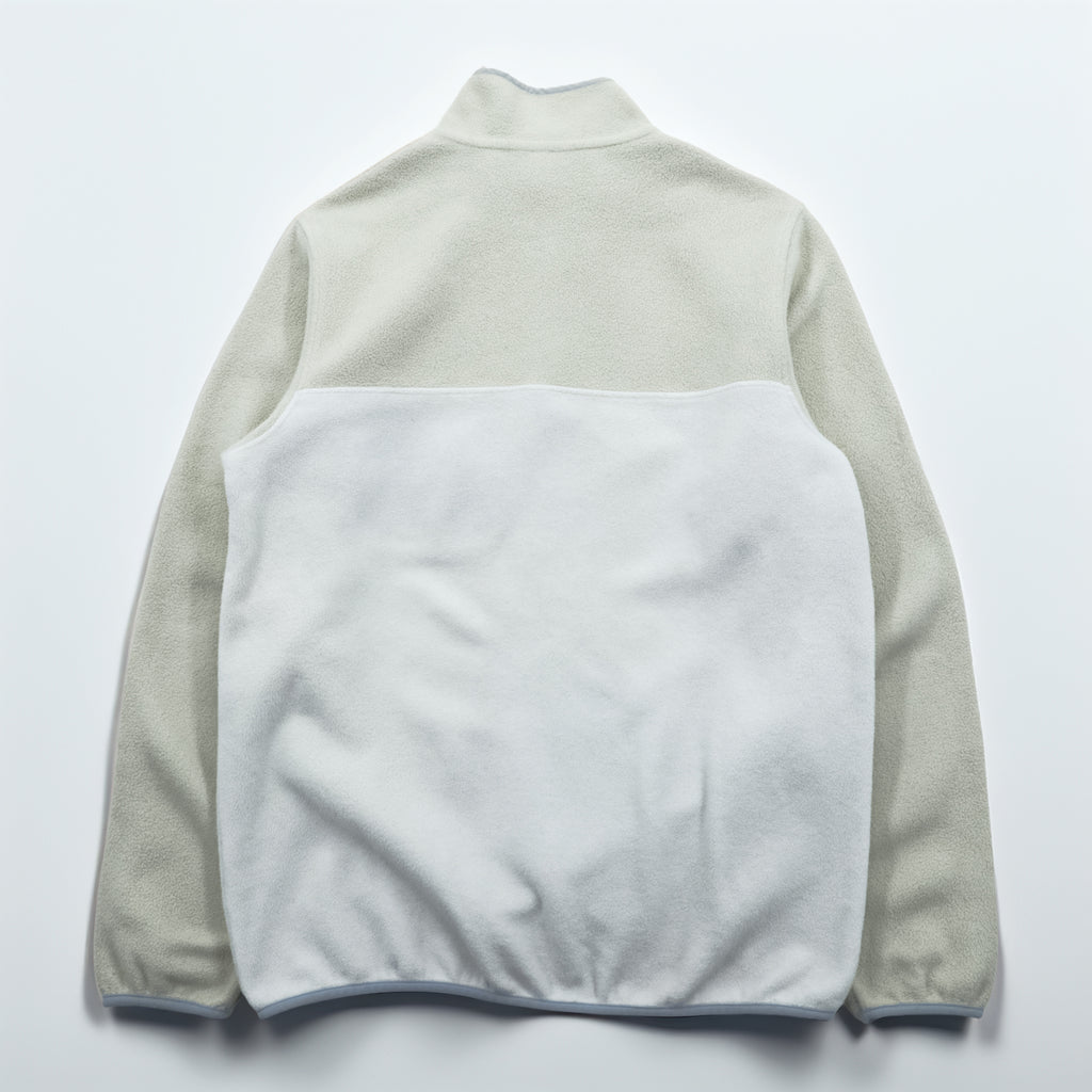 Patagonia Synchilla Snap-T Fleece L Oatmeal Two-tone Pullover Chest Pocket