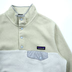 Patagonia Synchilla Snap-T Fleece L Oatmeal Two-tone Pullover Chest Pocket