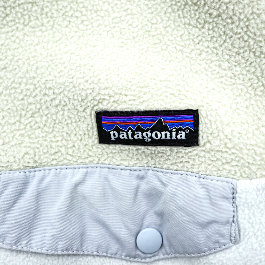 Patagonia Synchilla Snap-T Fleece L Oatmeal Two-tone Pullover Chest Pocket
