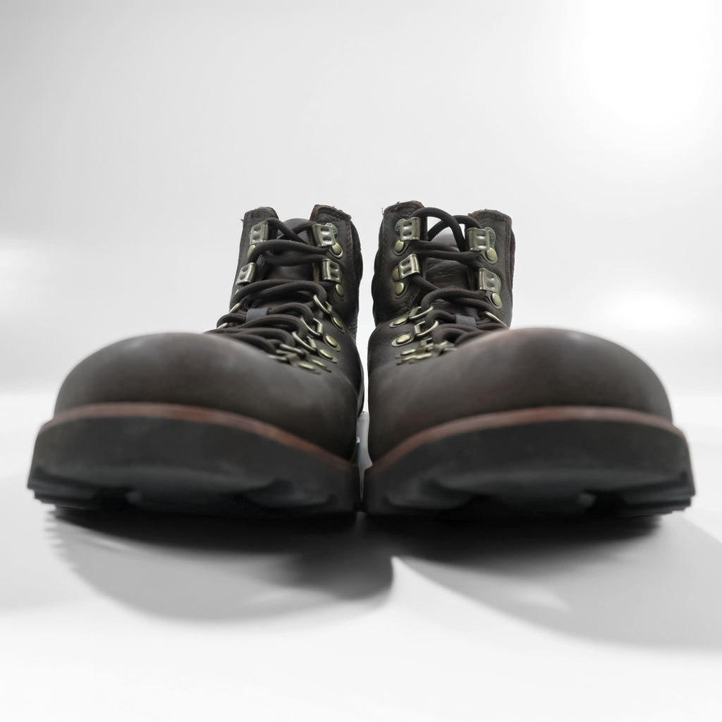 UGG Sheepskin Trekking Lace-up Boots US10 F8811F Vibram Sole