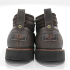 UGG Sheepskin Trekking Lace-up Boots US10 F8811F Vibram Sole