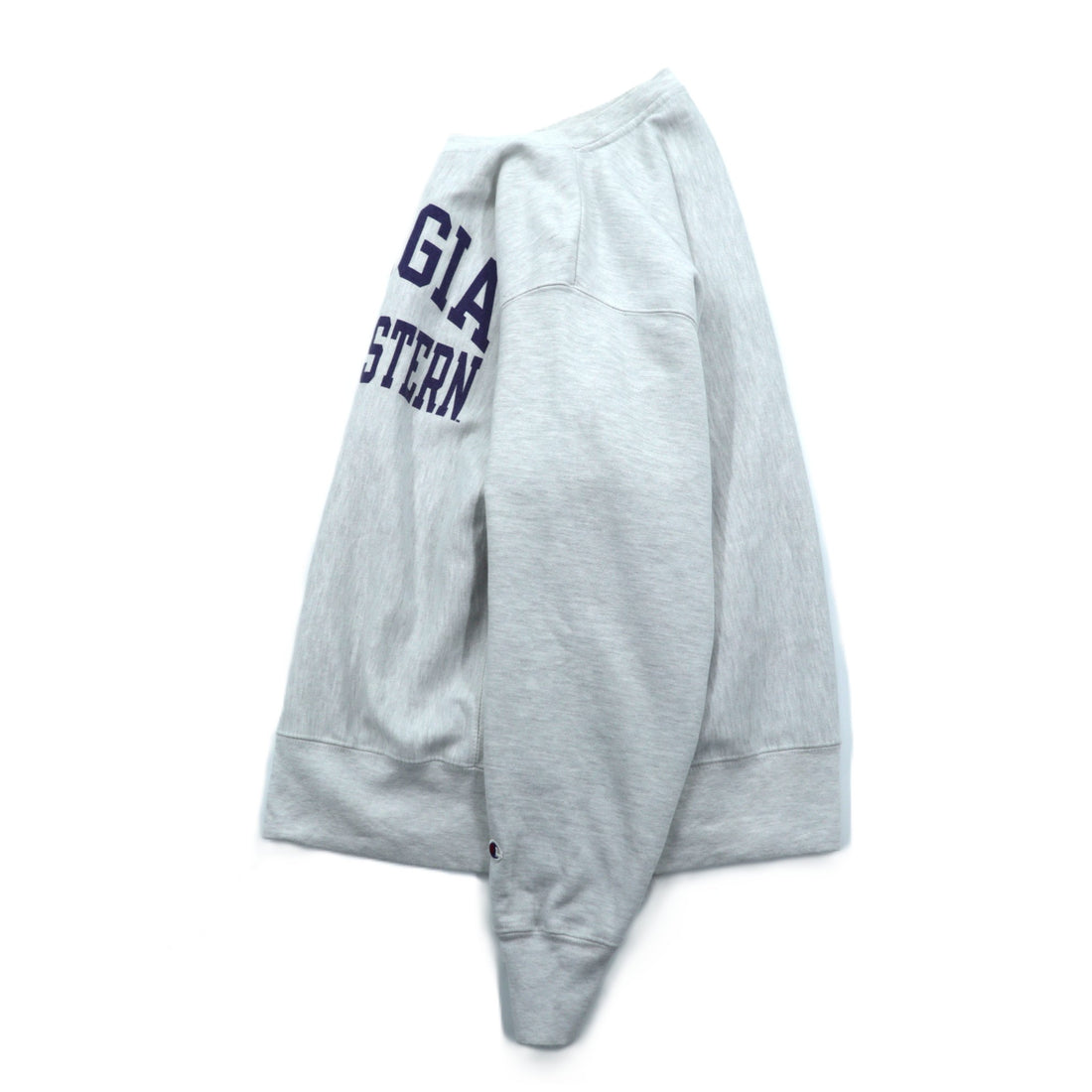 Champion Reverse Weave College Sweatshirt Sizes XL with Georgia Southwestern Arch Logo and Blue Single Tag