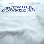 Champion Reverse Weave College Sweatshirt Sizes XL with Georgia Southwestern Arch Logo and Blue Single Tag