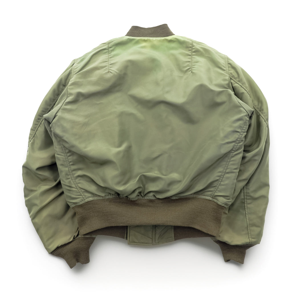 BUZZ RICKSON'S Type B-15C Olive(Modified) フライトジャケット S オリーブドラブ BR15323 ナイロン 中綿 CROWNジップ 復刻 日本製