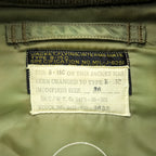 BUZZ RICKSON'S Type B-15C Olive(Modified) フライトジャケット S オリーブドラブ BR15323 ナイロン 中綿 CROWNジップ 復刻 日本製
