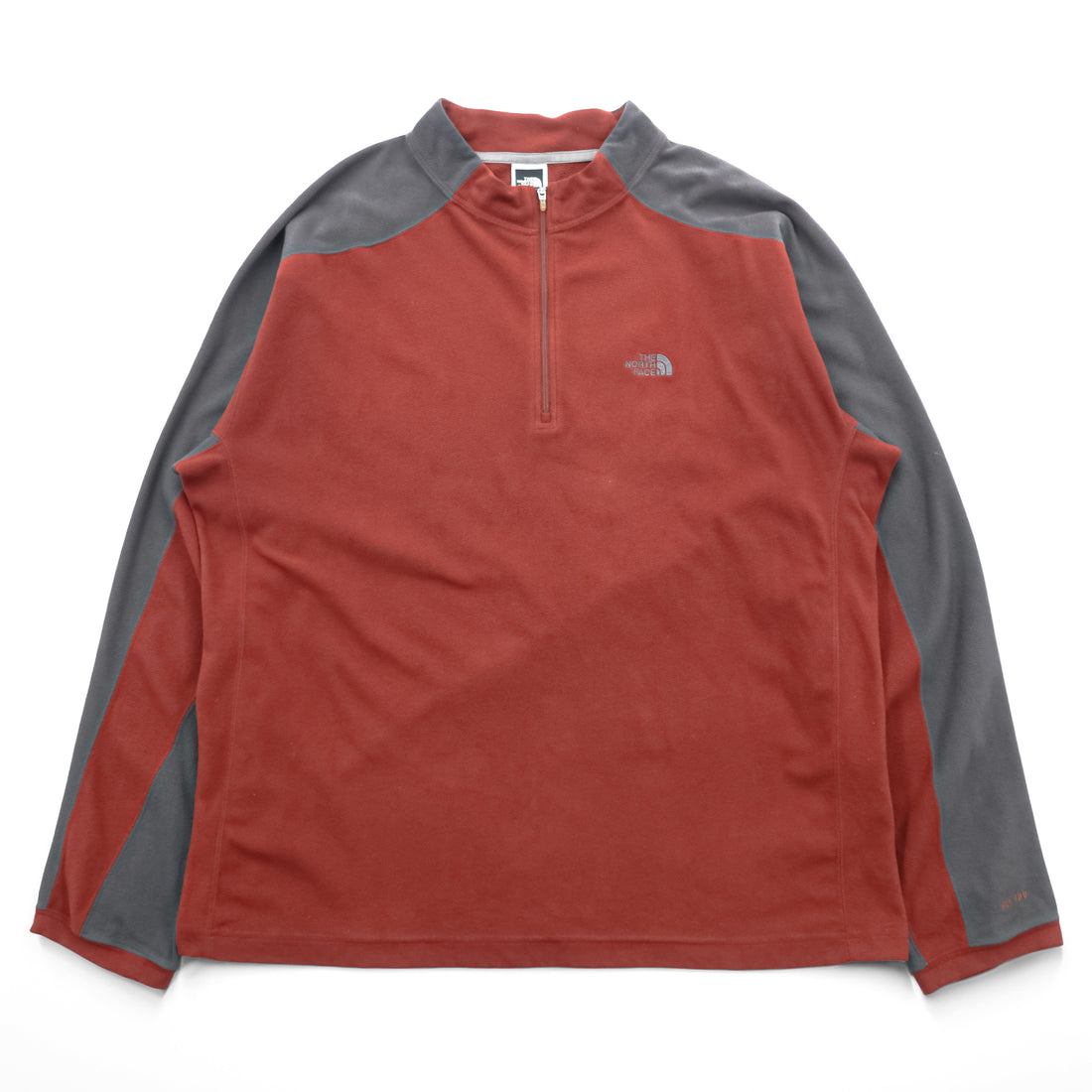 THE NORTH FACE ハーフジップ 速乾 マイクロフリース プルオーバー TKA100 L レッド A436 US規格