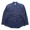 FILSON ボタンダウン ワークシャツ L ネイビー コットン 胸ポケット C.C.FILSON