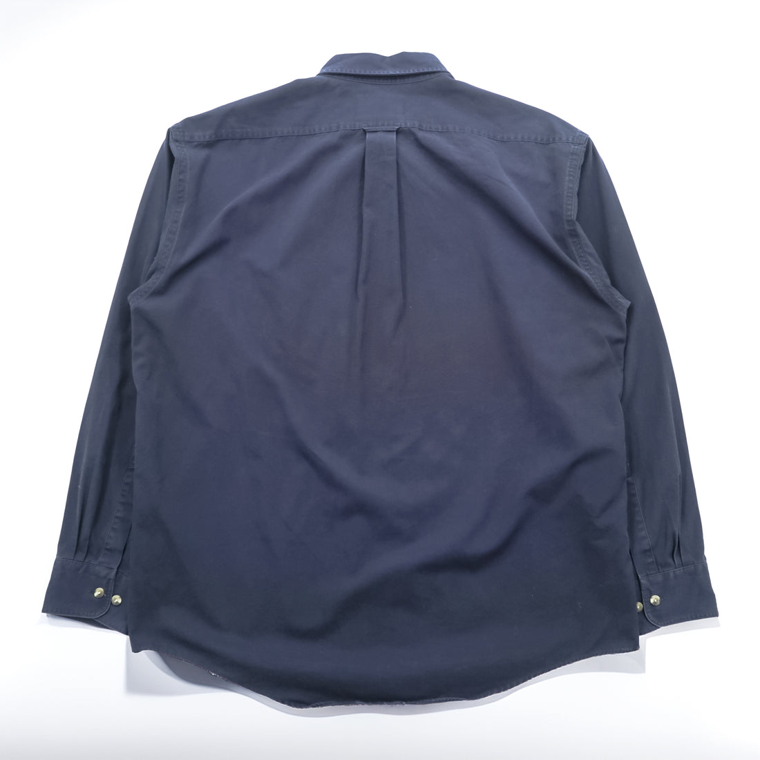 FILSON ボタンダウン ワークシャツ L ネイビー コットン 胸ポケット C.C.FILSON