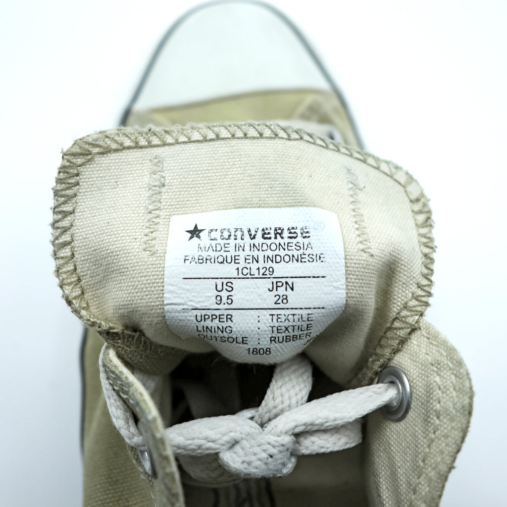 CONVERSE オールスター ALL STAR ローカットスニーカー 28cm ベージュ キャンバス 1CL129