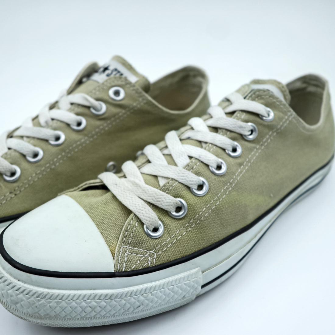 CONVERSE オールスター ALL STAR ローカットスニーカー 28cm ベージュ キャンバス 1CL129