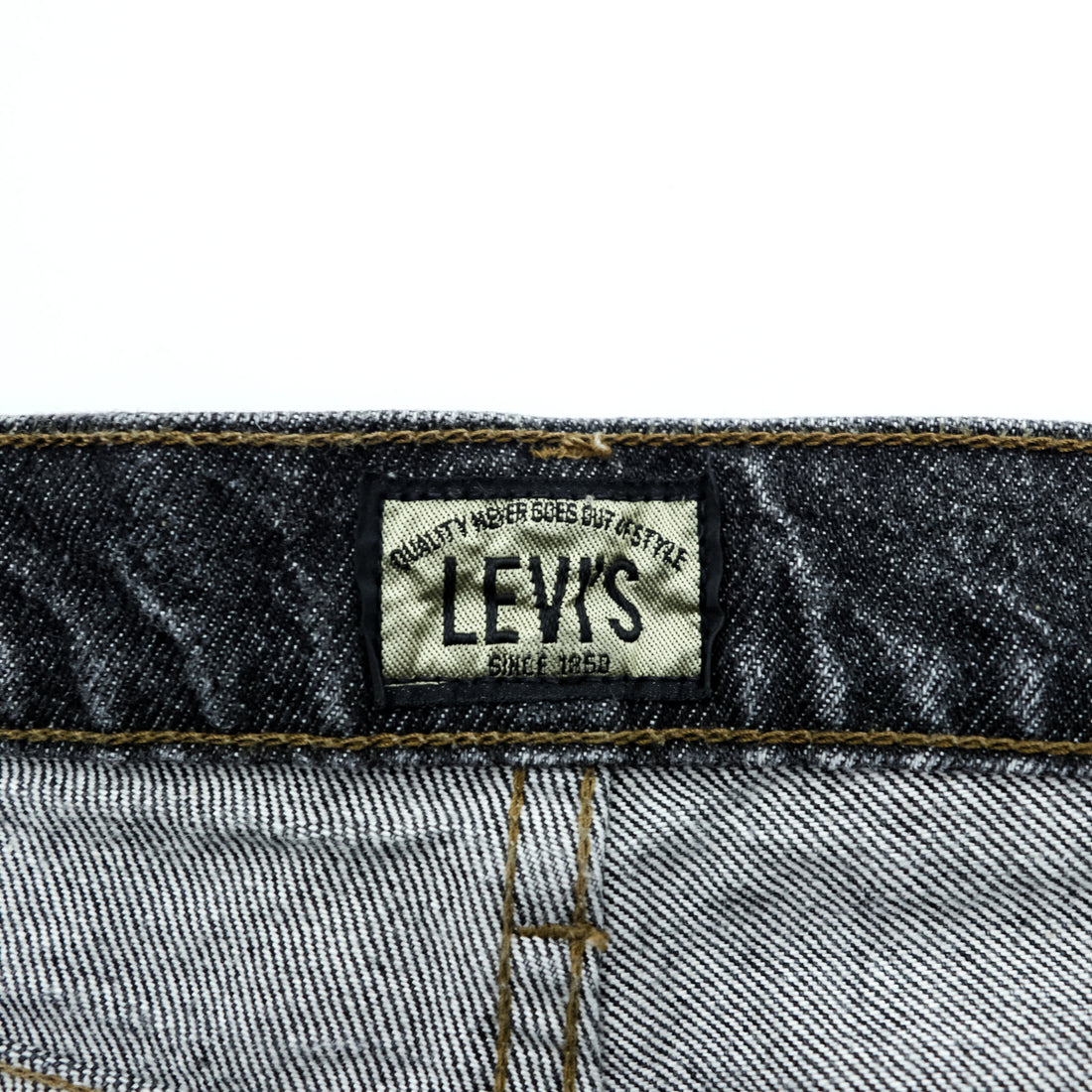 Levi Strauss 90s Made in Japan Tapered Denim Pants Jeans, Size L, 635-54, Big E, Silver Tab