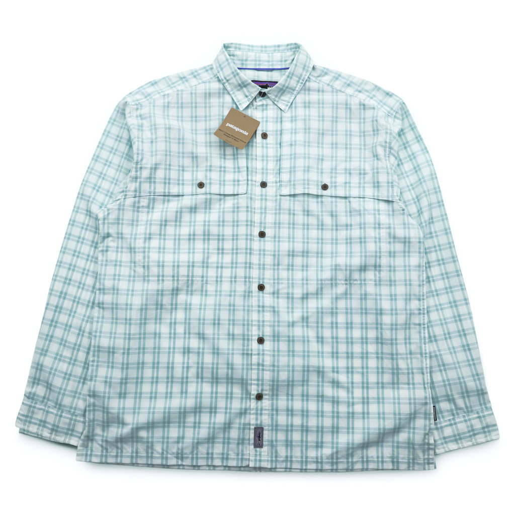 Patagonia L/S Island Hopper 2 Organic Cotton Shirt, Large, Checked, 52181, Unused