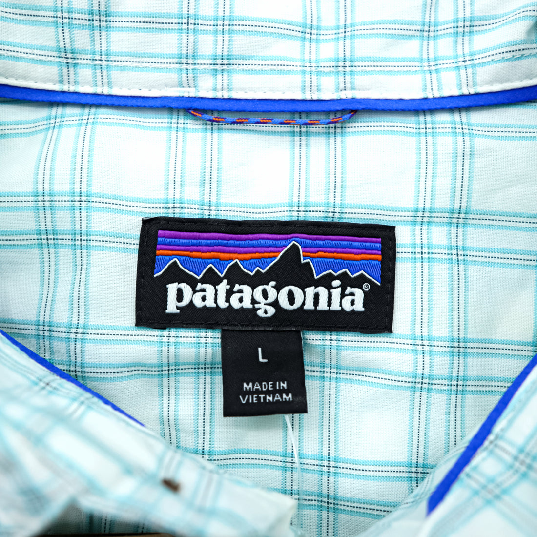 Patagonia L/S Island Hopper 2 Organic Cotton Shirt, Large, Checked, 52181, Unused